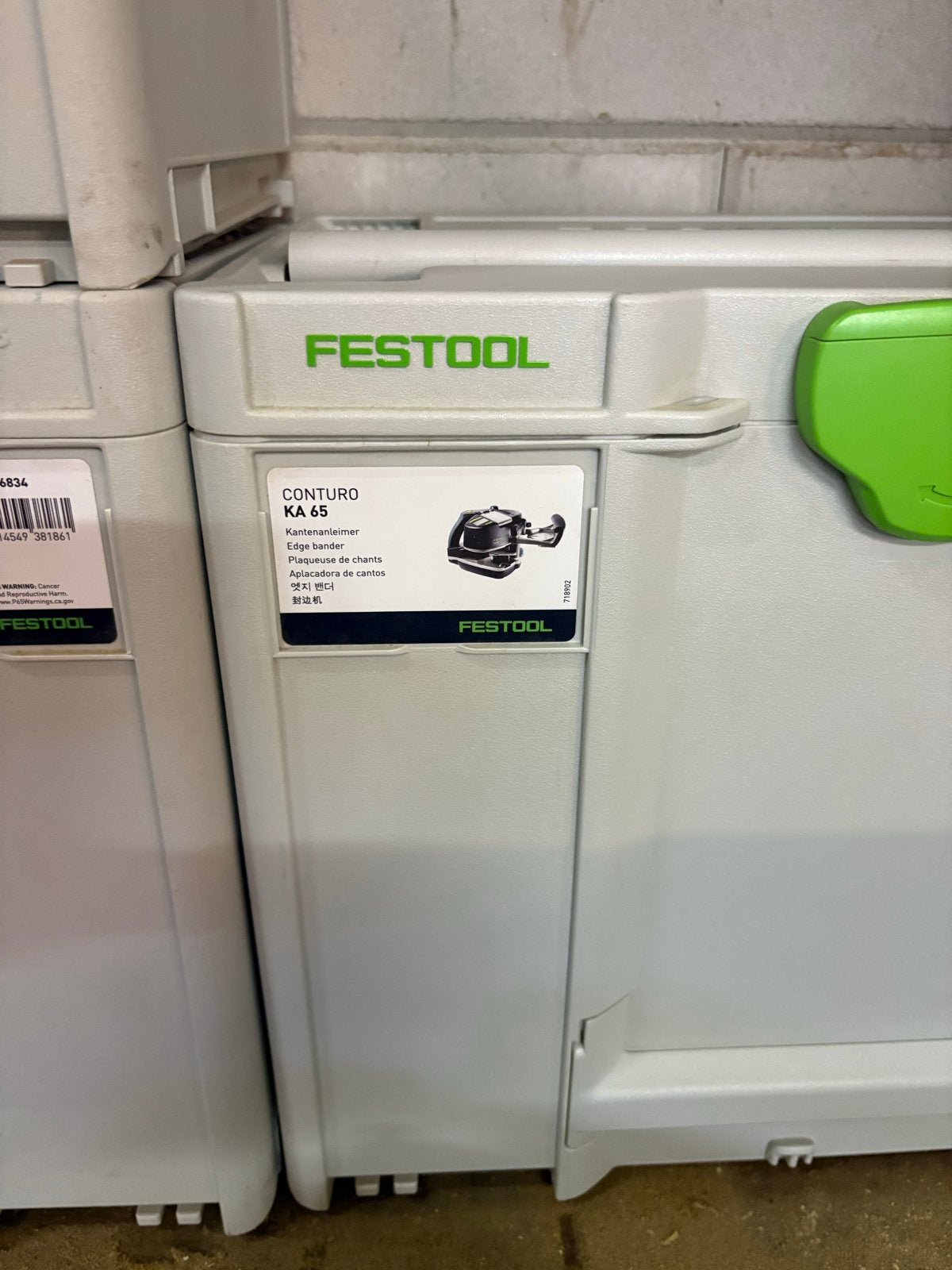 Festool Conturo KA 65 en MFK 700 kantenfrees set, Ophalen, Zo goed als nieuw, Elektrisch, Kantenfrees
