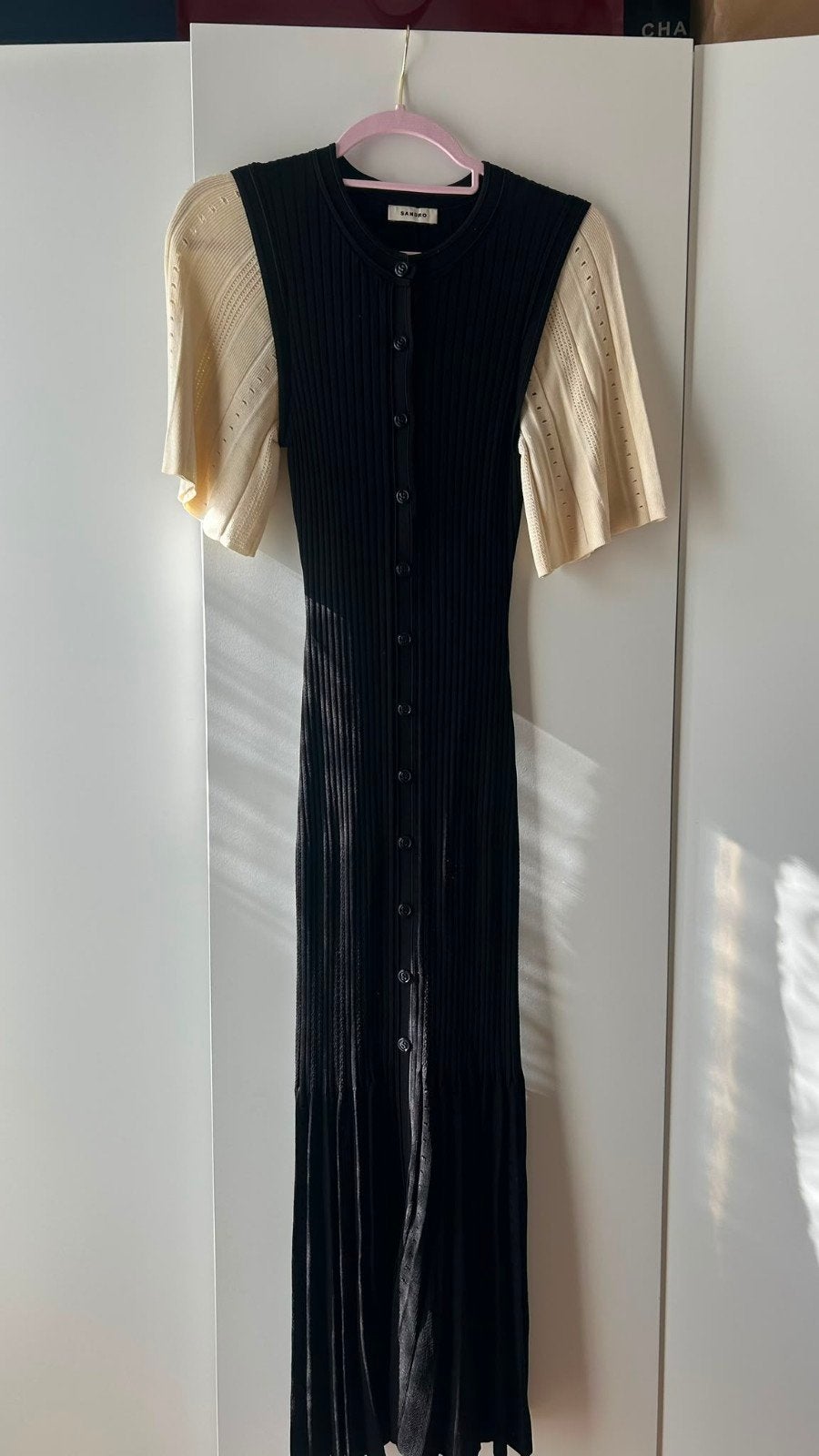sandro jurk, Kleding | Dames, Jumpsuits, Ophalen of Verzenden, Zo goed als nieuw, Maat 36 (S), Zwart