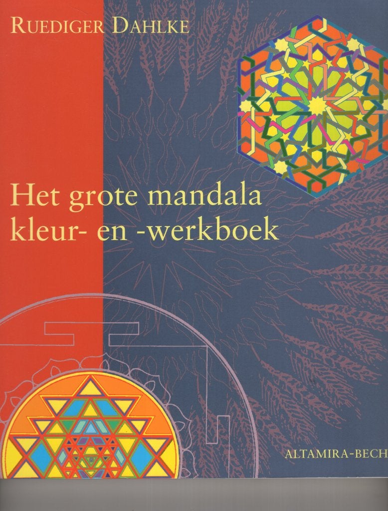 Het grote mandala kleur en werkboek Ruediger Dahlke, Ophalen of Verzenden, Zo goed als nieuw, Spiritualiteit algemeen, Overige typen