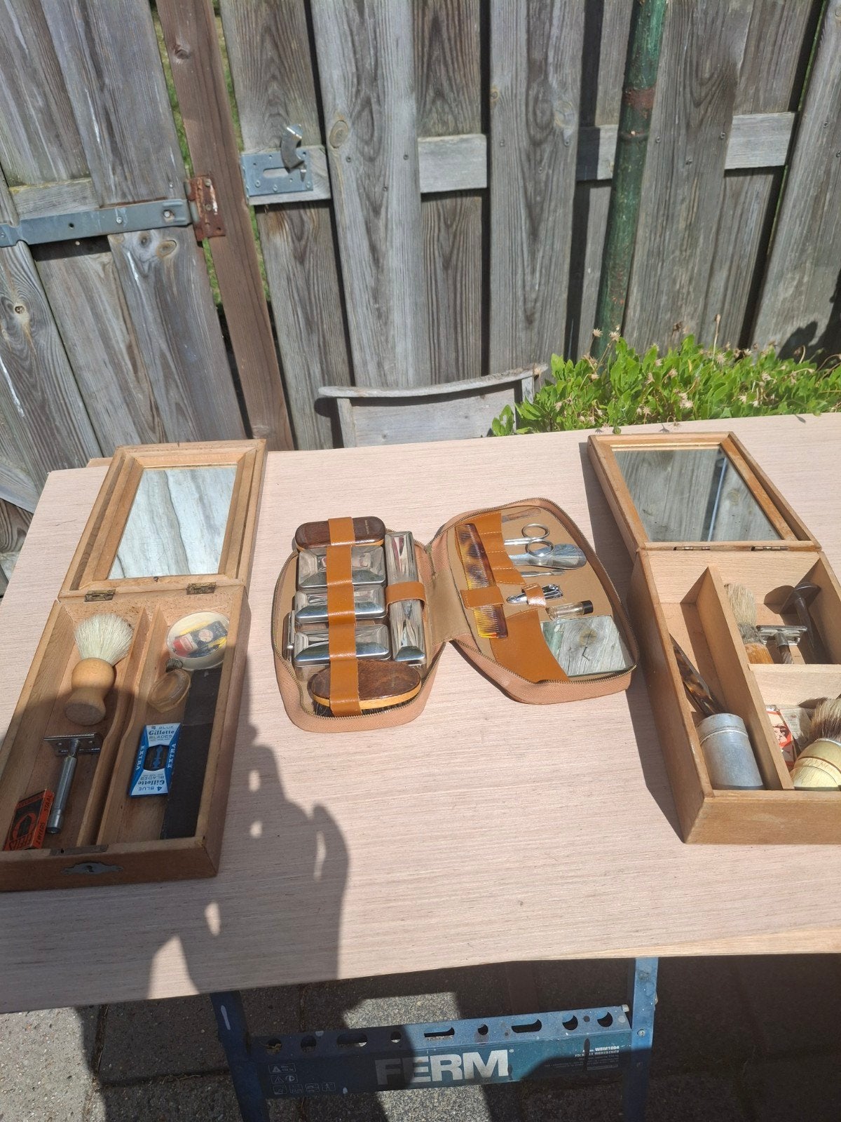 Vintage Scheerset en Reis Toiletset - Compleet, Ophalen of Verzenden