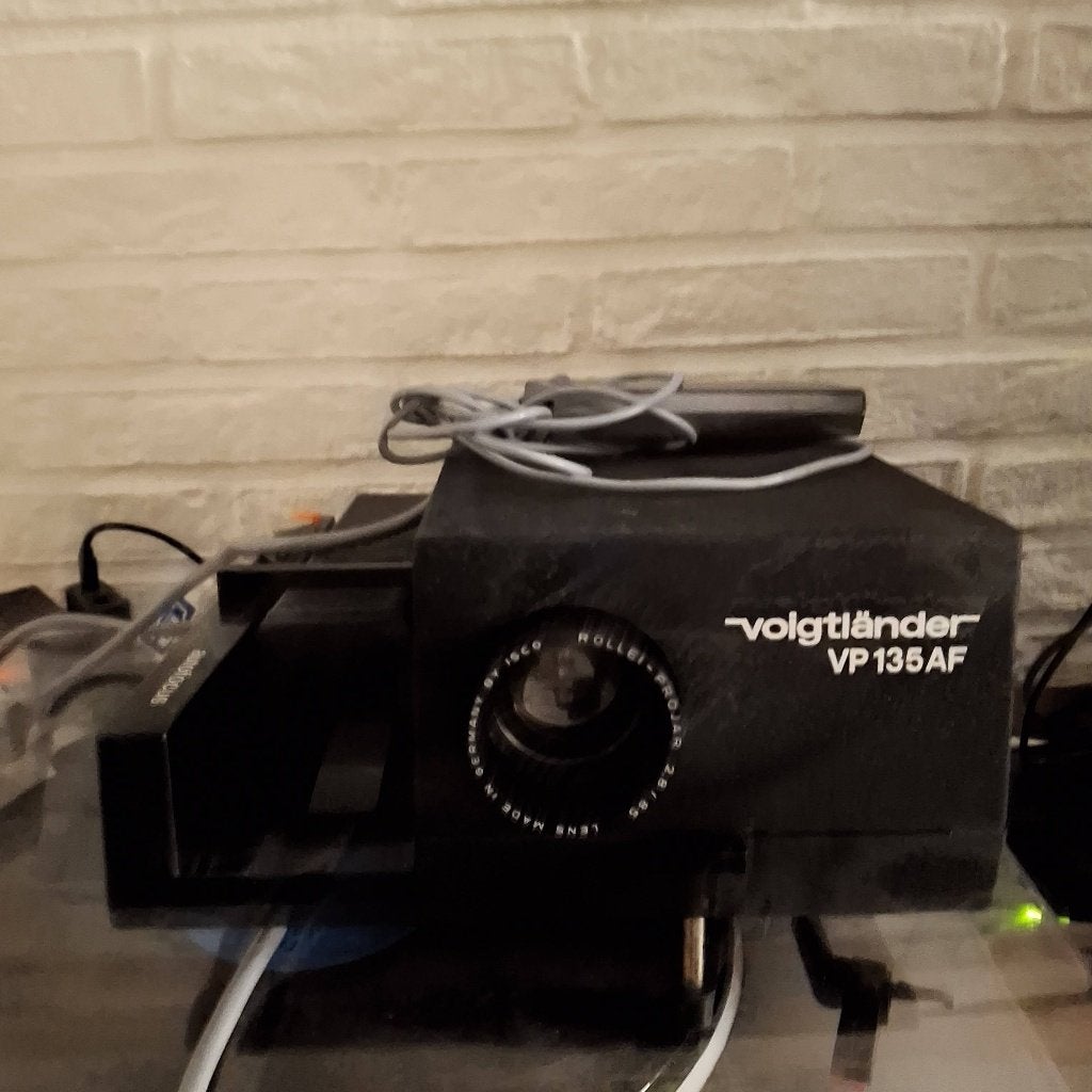 Projector Voigtländer + diaraampjes (170 ) + sledes (6), Ophalen of Verzenden, Gebruikt