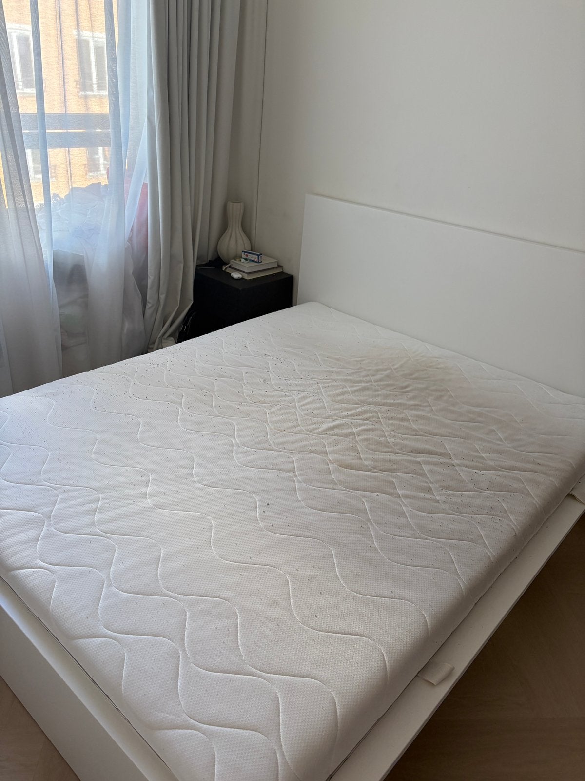 Matras leen bakker 160x200, Ophalen, Tweepersoons, Zo goed als nieuw, Matras