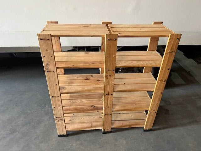 houten schappen stelling te koop, Ophalen