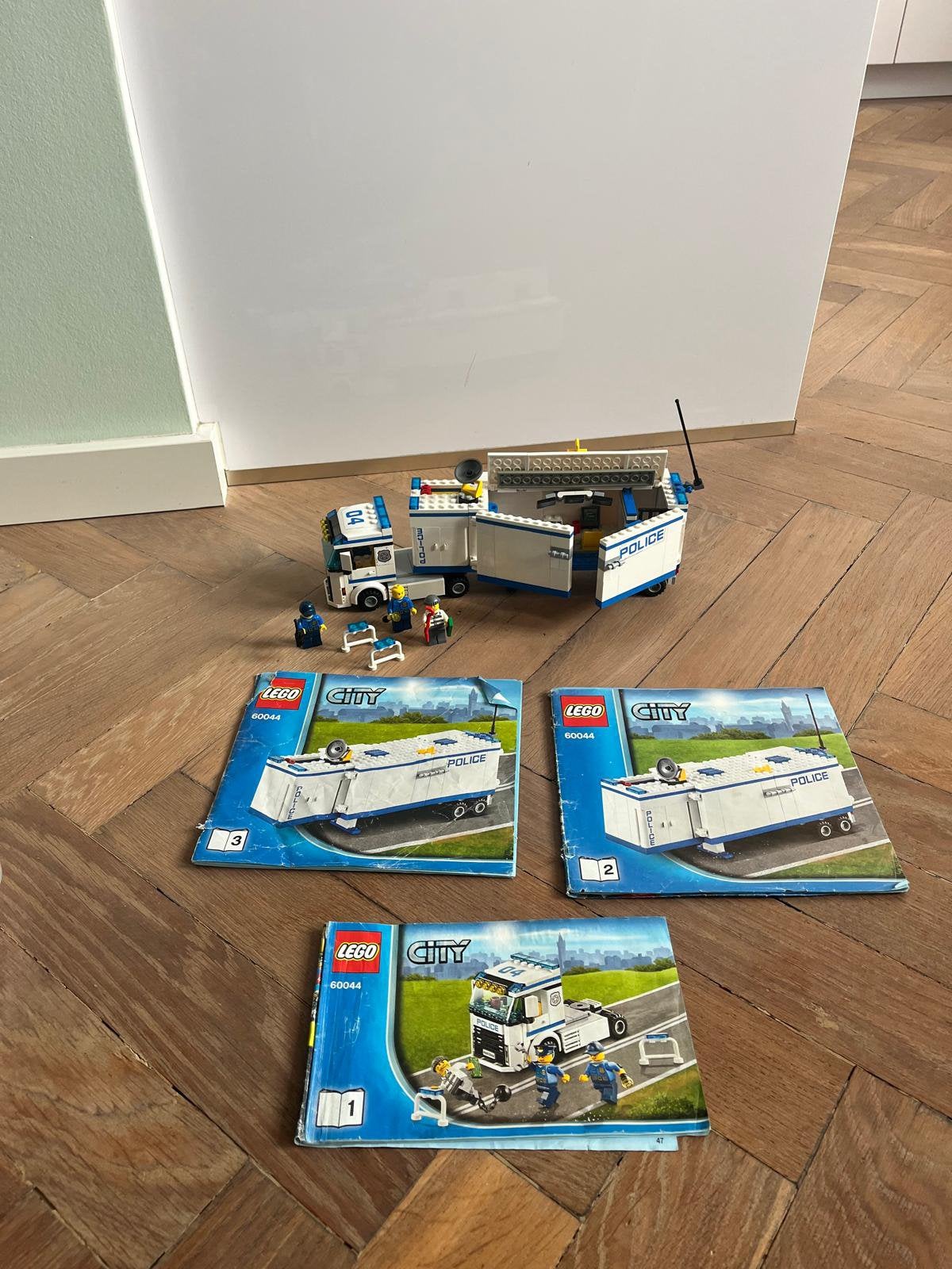Lego city 60044 mobiele politie eenheid vrachtwagen cel boef, Lego, Ophalen of Verzenden, Complete set, City