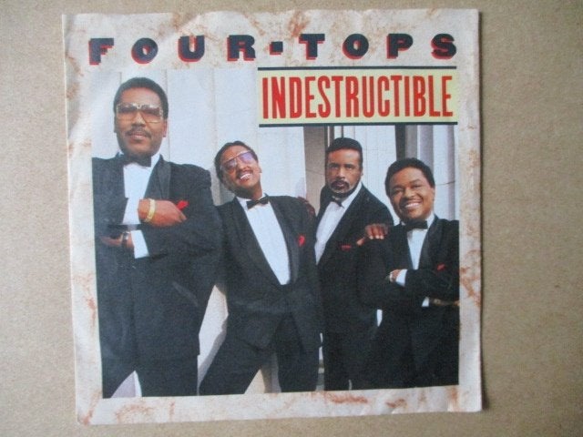 s2117 four tops - indestructible, Cd's en Dvd's, Vinyl Singles, Ophalen, Gebruikt, Overige genres, 7 inch