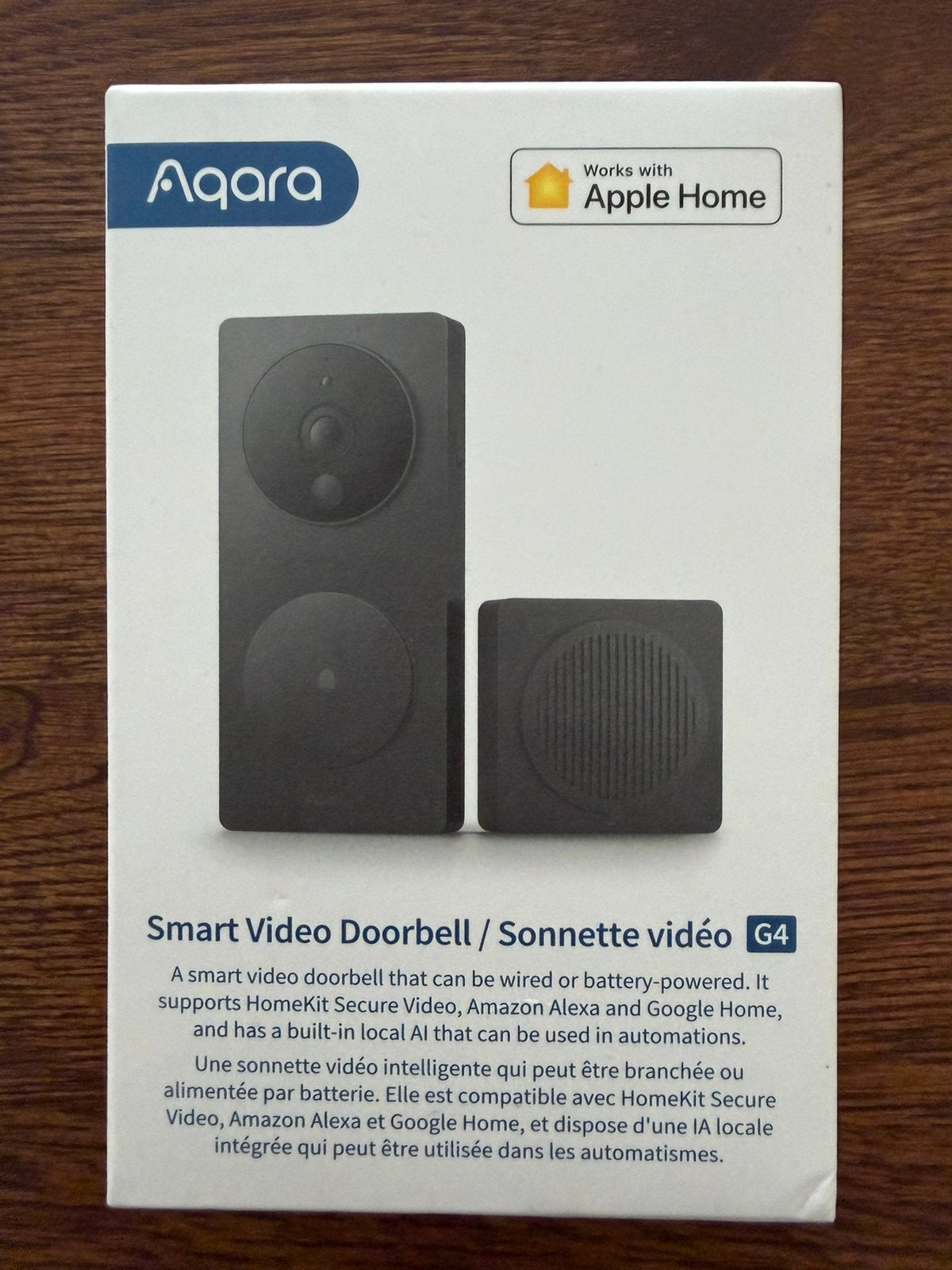 AQARA Smart Video Doorbell G4 voorzien van alle opties, Huis en Inrichting, Ophalen, Zo goed als nieuw