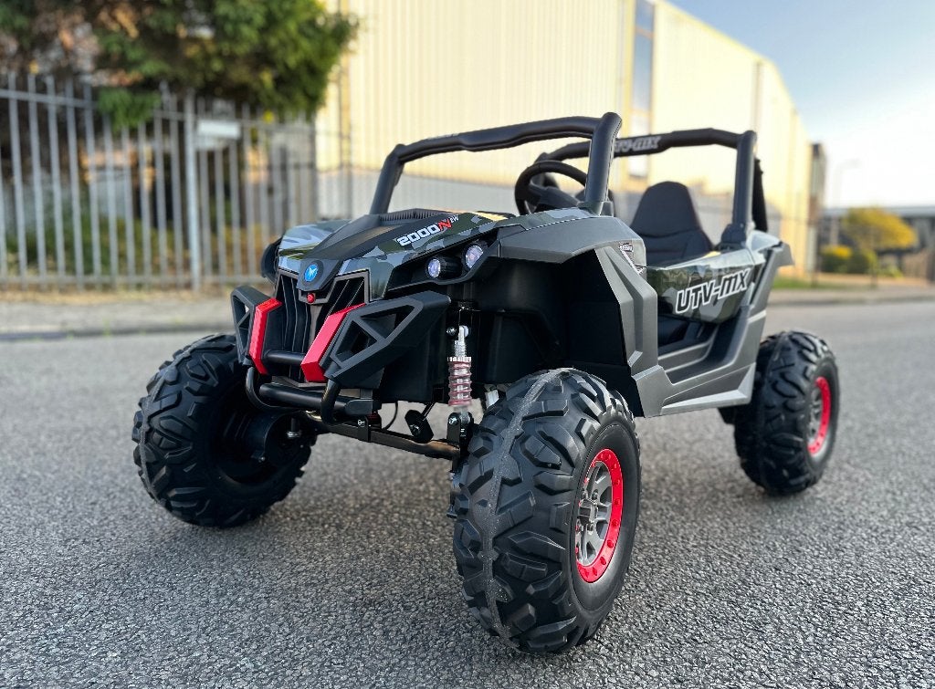 Beach Buggy eXtreme 24v zwart camouflage RC Bluetooth MP4, Ophalen of Verzenden, Nieuw