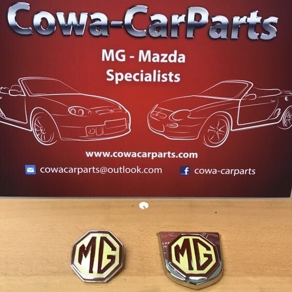 Mg F  mgf mg tf mg tf voor + achter logo nieuw Emblem, -, -, Nieuw, Ophalen of Verzenden