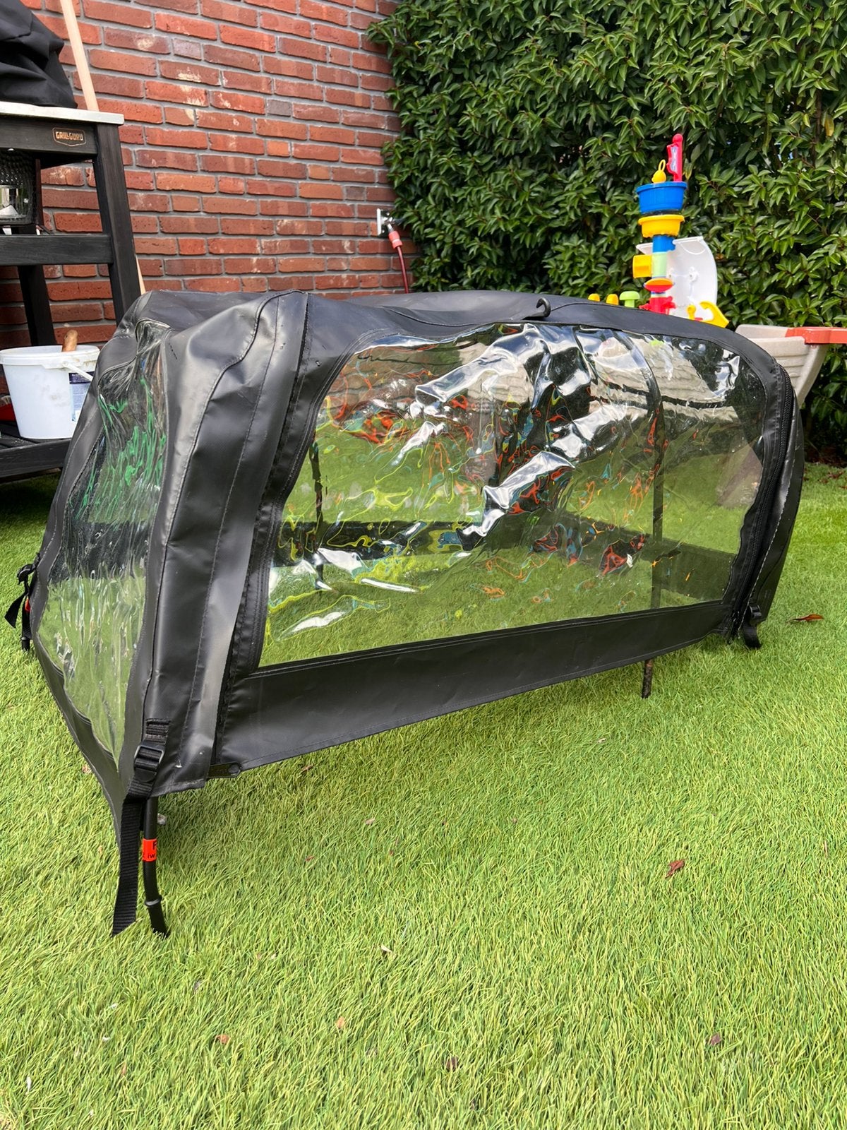 Babboe big regentent voor bakfiets, Fietsen en Brommers, Fietsen | Bakfietsen, Ophalen, Gebruikt, 4 kinderen of meer, Overige merken