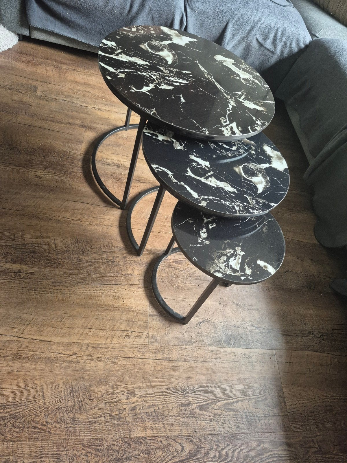 Salontafels marmer, Huis en Inrichting, Ophalen, Rond, 50 tot 100 cm, 50 tot 100 cm