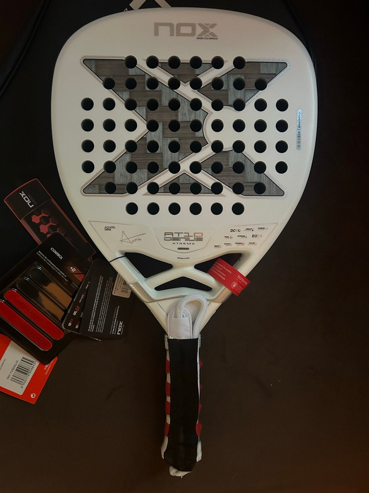 Nieuw NOX AT10 Genius Attack Padelracket, Sport en Fitness, Padel, Ophalen of Verzenden, Nieuw, Padelracket