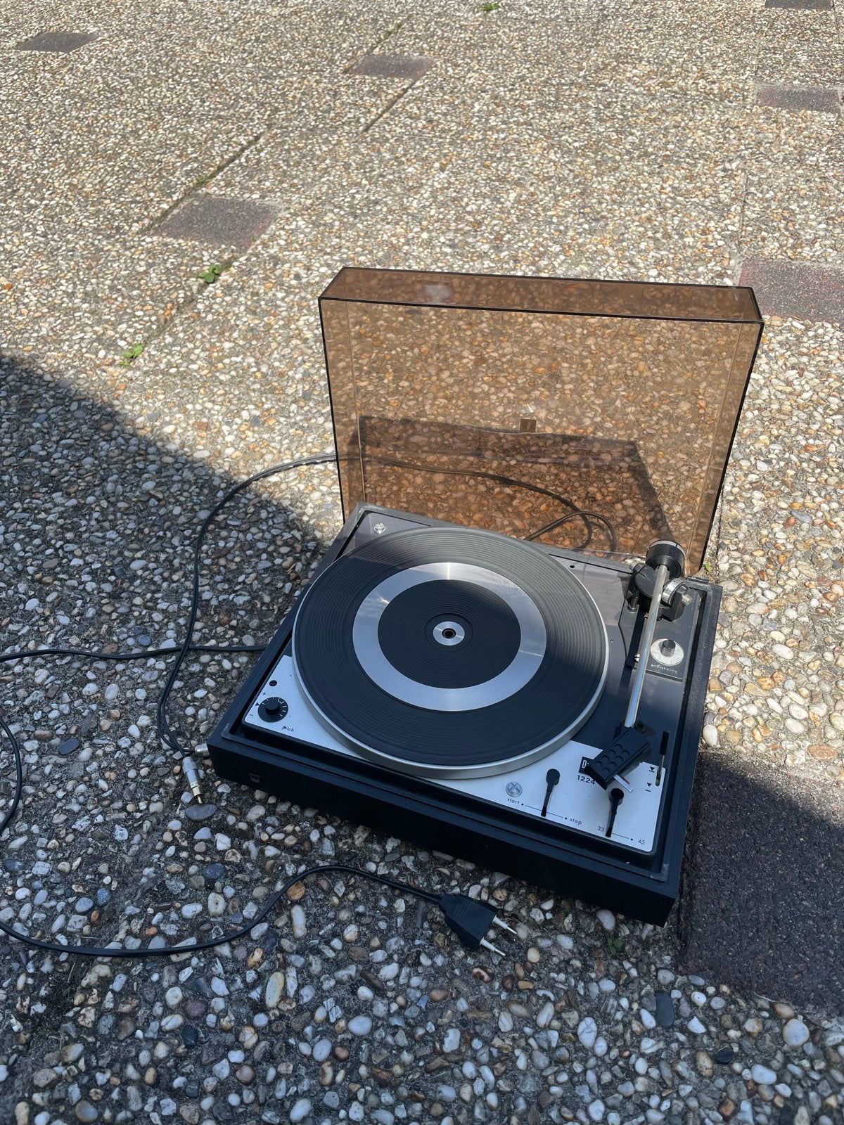 Dual 1224 Platenspeler met Pitch-regelaar, Ophalen, Gebruikt, Pitch-regelaar, Platenspeler
