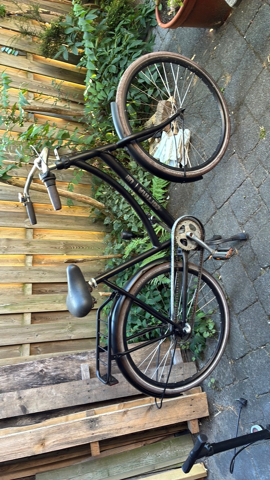 Opoefiets omafiets stadsfiets cortina zwart, Fietsen en Brommers, Fietsen | Dames | Omafietsen, 56 cm of meer, Ophalen, Gebruikt