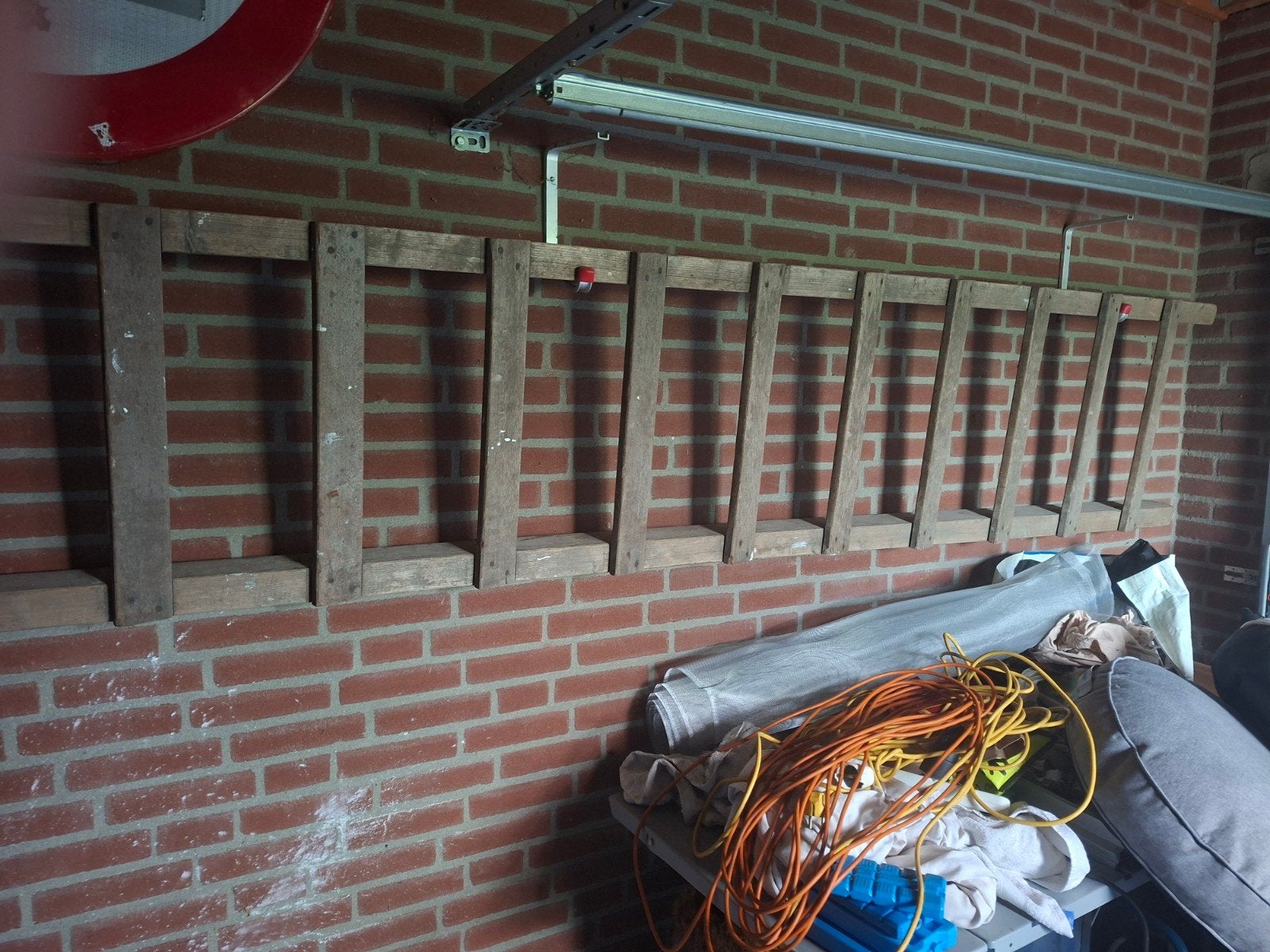 houten ladder gratis, Ophalen, Gebruikt
