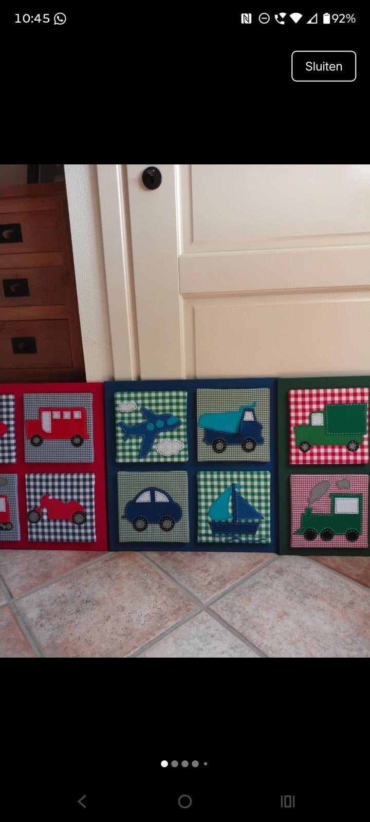 Unieke Wandpanelen Kinderkamer - Vervoer, Boerderij, Bouw, Ophalen of Verzenden, Zo goed als nieuw, Wanddecoratie