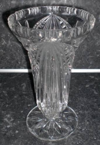 KRISTAL * VAAS 3 * TAPS TOELOPEND MODEL * Op Voet *, Overige kleuren, Verzenden, Nieuw, Glas