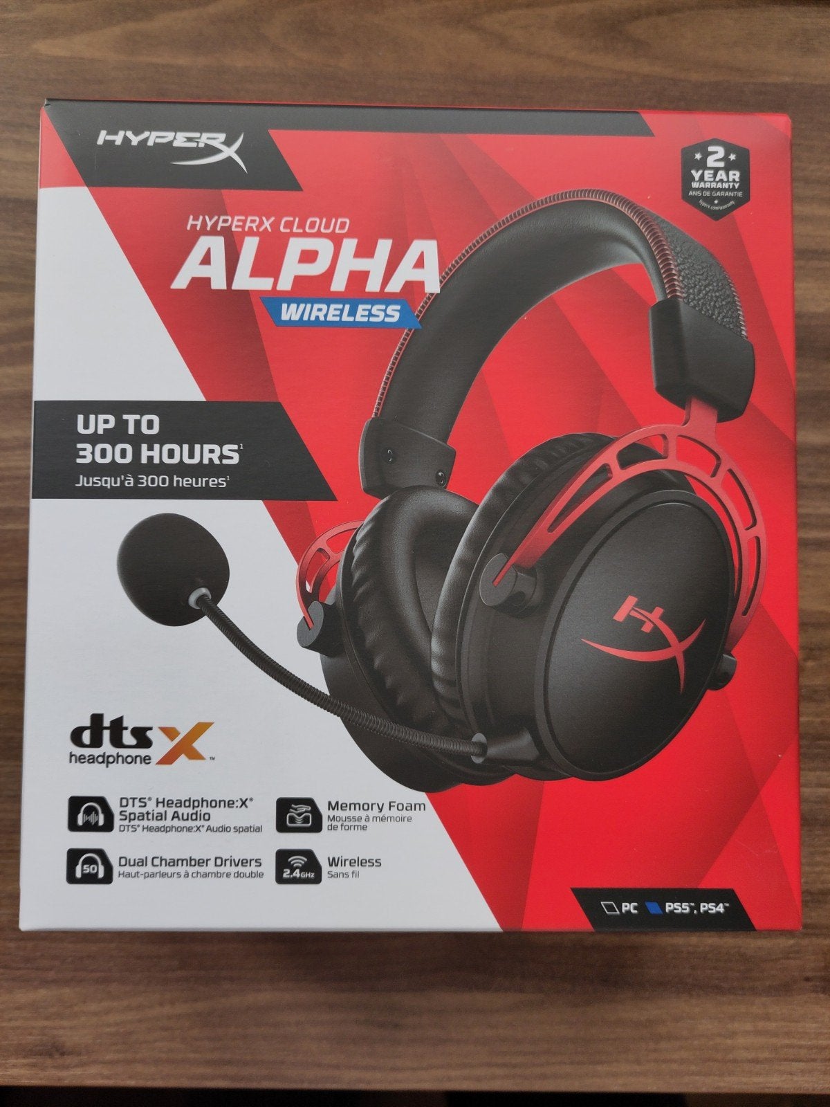 HyperX Cloud Alpha Wireless Gaming Headset - nieuw, HyperX, Gaming, Draadloos, Nieuw