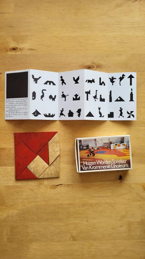 Retro Tangram van Forbo, Hobby en Vrije tijd, Ophalen of Verzenden, Minder dan 500 stukjes, Nieuw, Overige typen