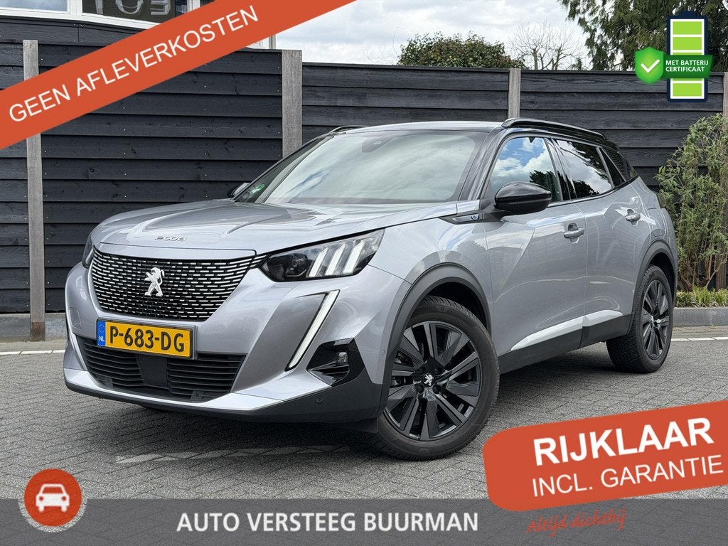 Peugeot e-2008 GT Pack 50 kWh 136PK Automaat Navigatie, Acht, Auto's, Peugeot, 136 pk, Gebruikt, Origineel Nederlands, Elektrisch