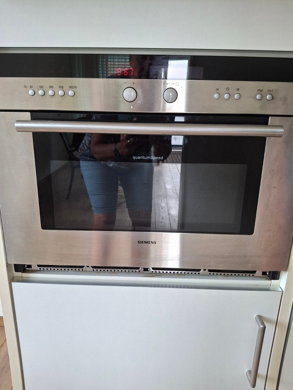 Siemens HB77L55EU Inbouw Combi-oven met Magnetronfunctie, Ophalen, 45 tot 50 cm, Gebruikt, 60 cm of meer