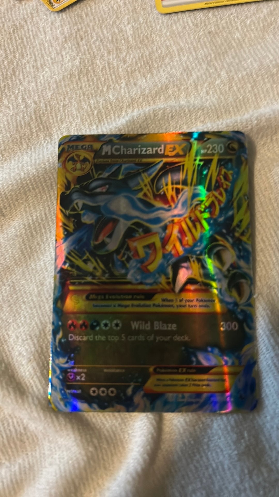 Mcharizard EX MEGA, Ophalen, Zo goed als nieuw