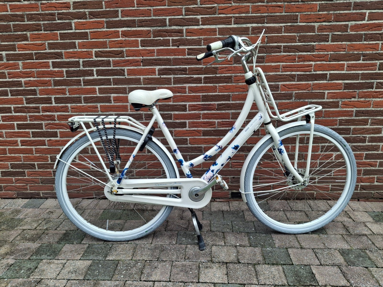 Cortina U5 Janice Limited Edition damesfiets framemaat 57cm, Versnellingen, 56 cm of meer, Zo goed als nieuw, Trommelrem