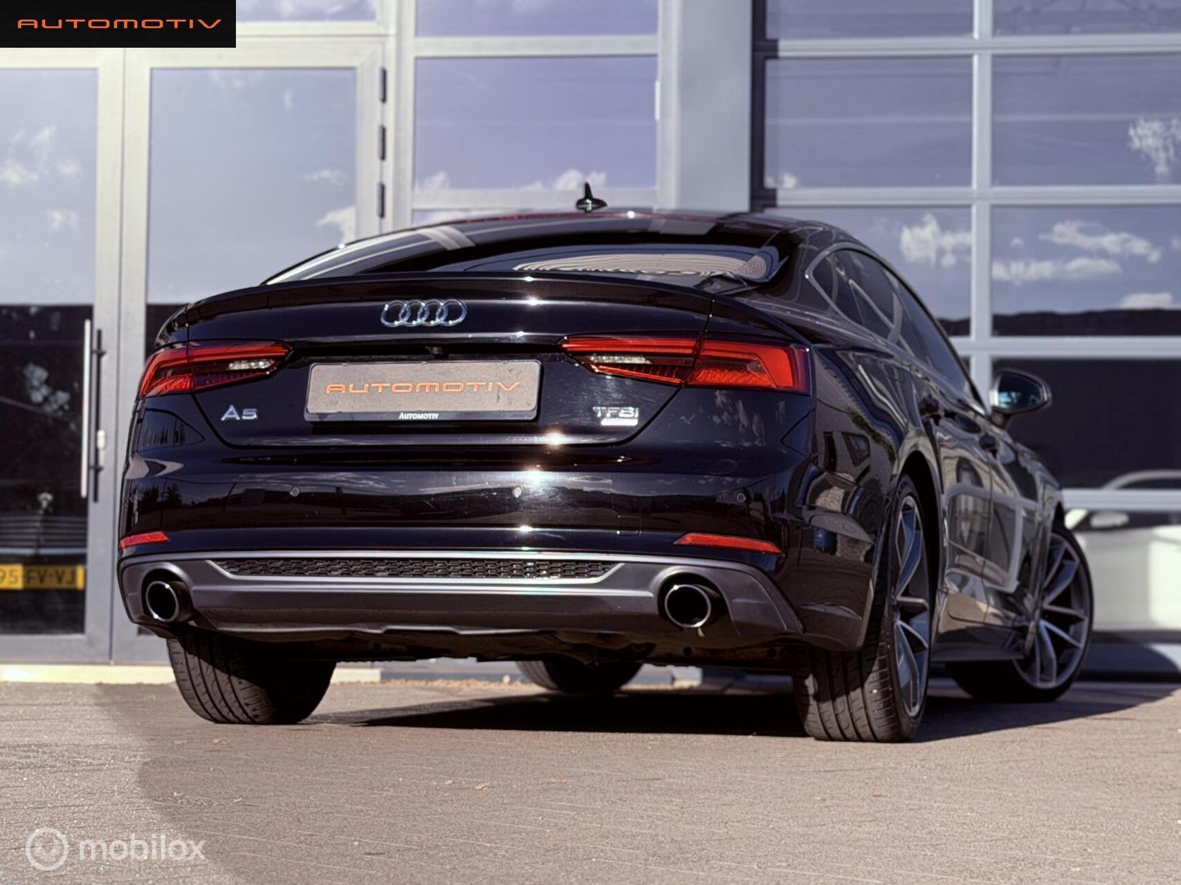 Audi A5 Sportback 2.0 TFSI 3X S LINE / VIRTUAL / B&O / CAMER, Auto's, Gebruikt, Euro 6, 1435 kg, Zwart