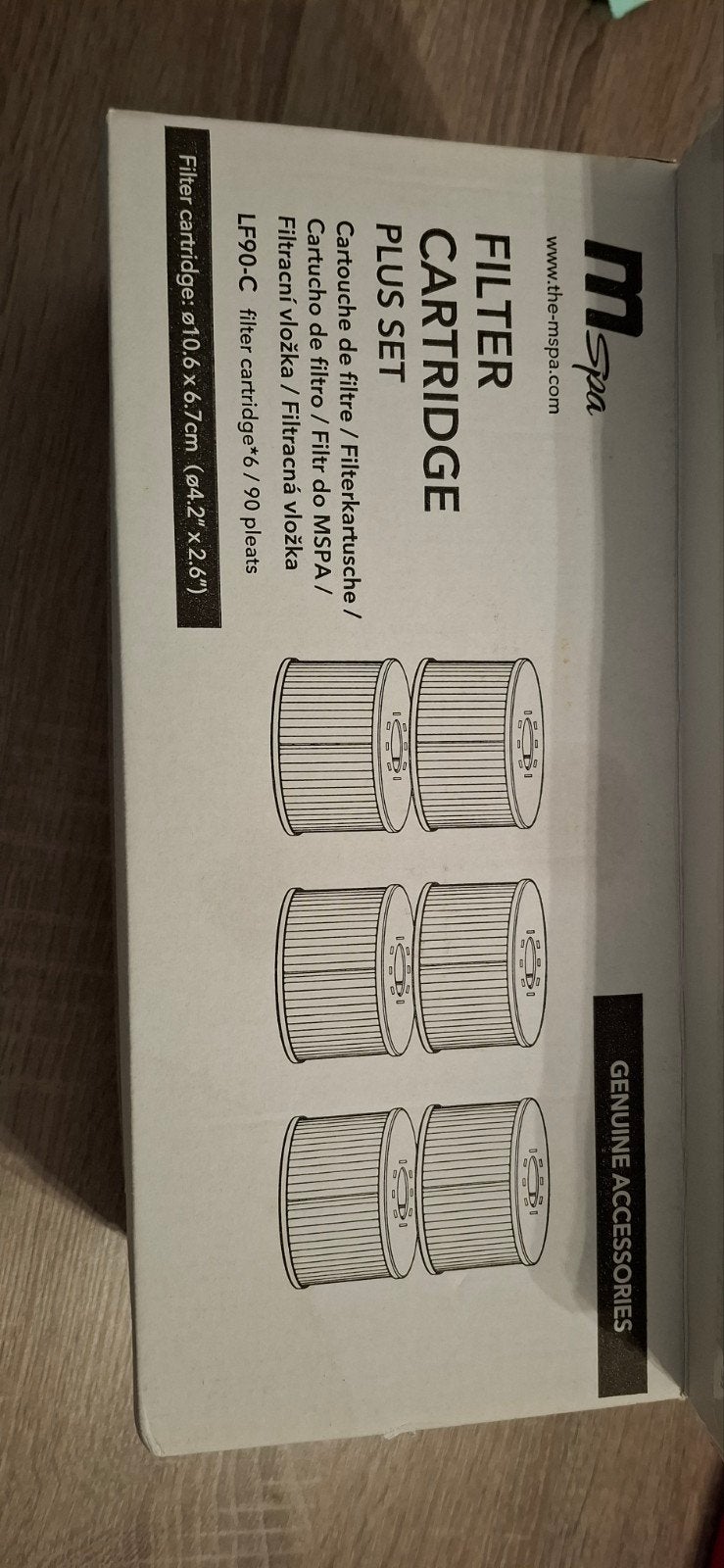 Nieuwe Jacuzzi Filters (MSPA Filter Cartridge Plus Set), Ophalen