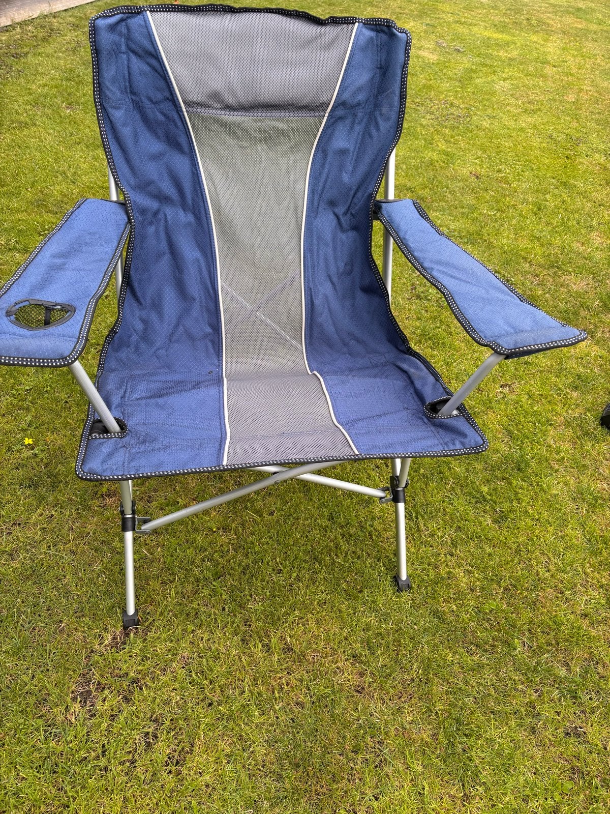Human Nature Opvouwbare Campingstoel met Bekerhouder, Ophalen, Gebruikt, Campingstoel