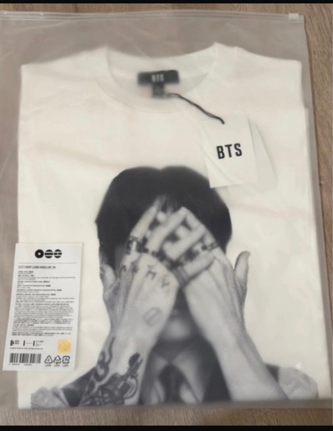 BTS Jungkook Arirang Pop-up Store T-shirt Brussel, Kleding | Dames, Wit, Maat 42/44 (L), Nieuw, Ophalen of Verzenden