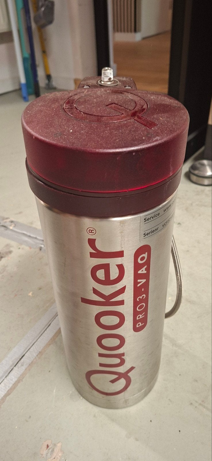 Quooker PRO3-VAQ E Kokendwaterreservoir 3L RVS, Witgoed en Apparatuur, Waterkokers, 2 liter of meer, Ophalen, Gebruikt, Rvs