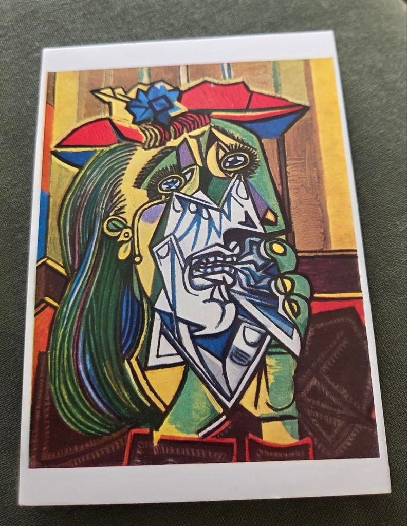 The Weeping Woman (De huilende vrouw) - Pablo Picasso - 1937, Verzamelen, Ansichtkaarten | Themakaarten, Verzenden, Ongelopen