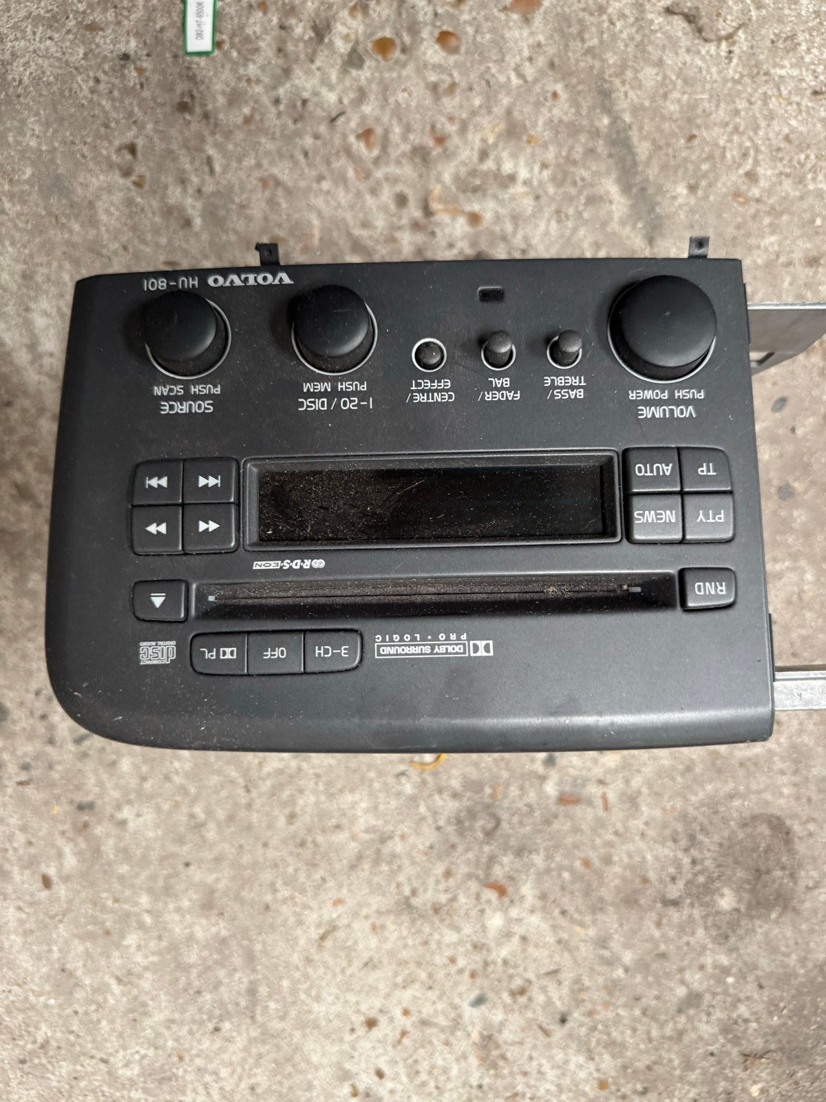 Volvo HU-801 Autoradio, Ophalen, Gebruikt