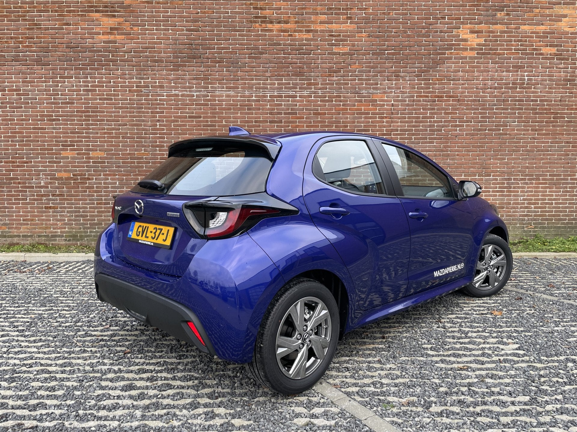 Mazda 2 Hybrid 1.5 Exclusive-line | Stoelverwarming | Achter, Auto's, Dealer onderhouden, Gebruikt, Blauw, Bedrijf