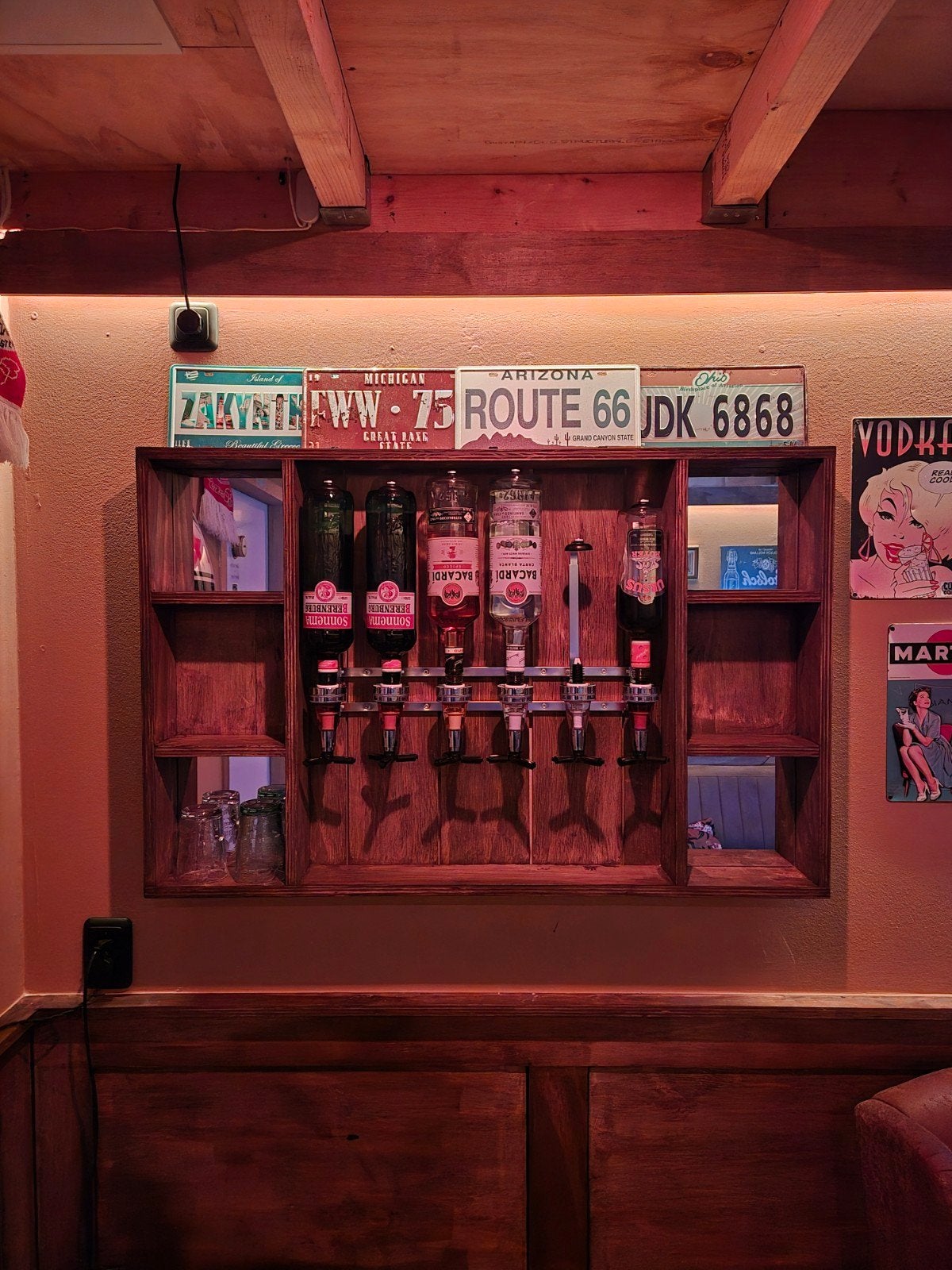 Drank kast/tap handgemaakt, Ophalen of Verzenden, Nieuw