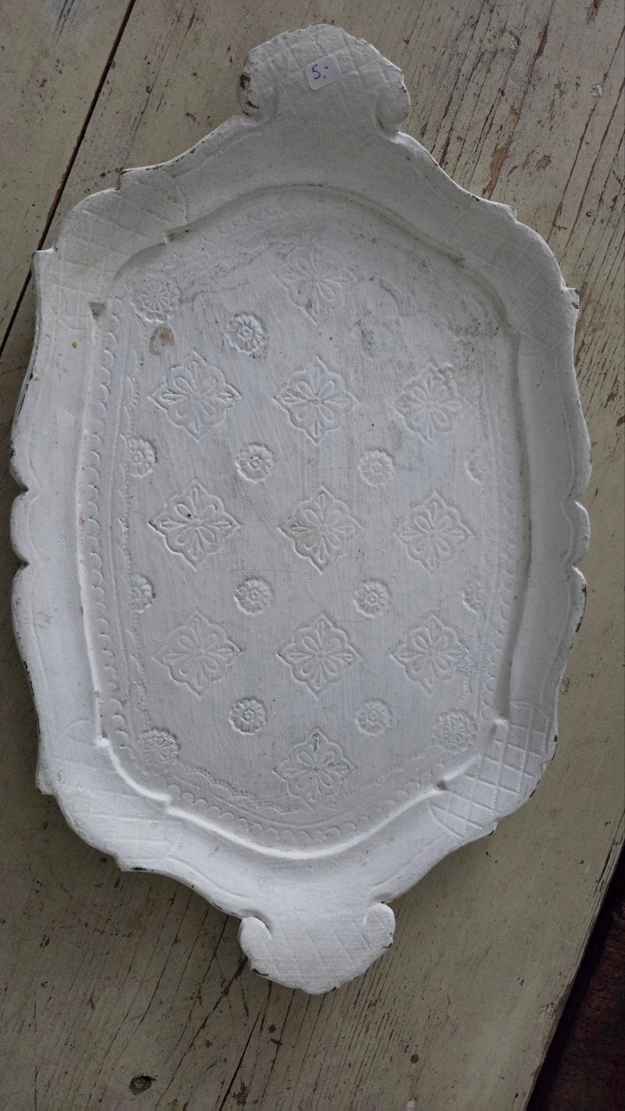 Brocante oud Italiaans dienblaadje, Ophalen of Verzenden