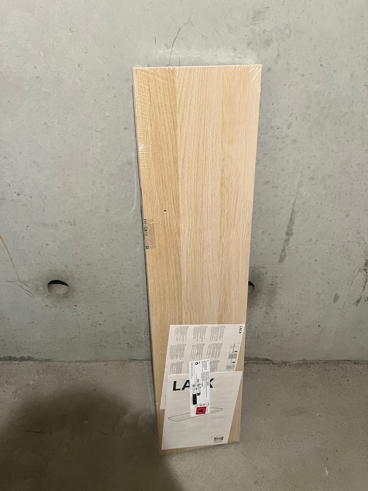Nieuwe IKEA LACK wandplank, eikenpatroon, 110x26 cm, Ophalen, Nieuw