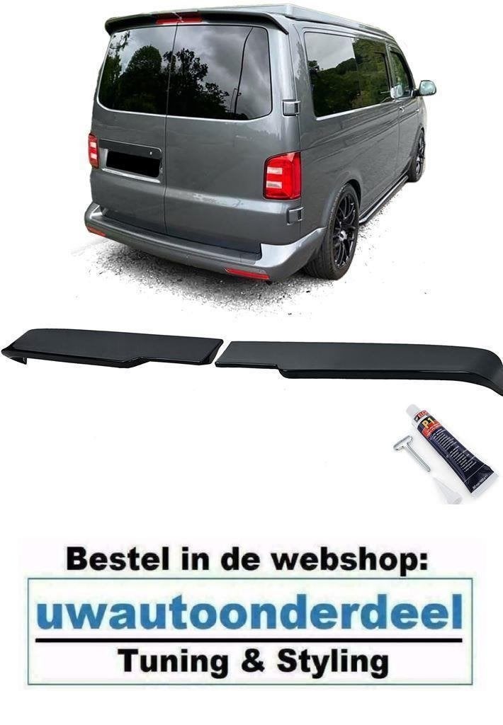 Spoiler Dubbele Deuren Zwart Gechikt Voor VW Transporter T6