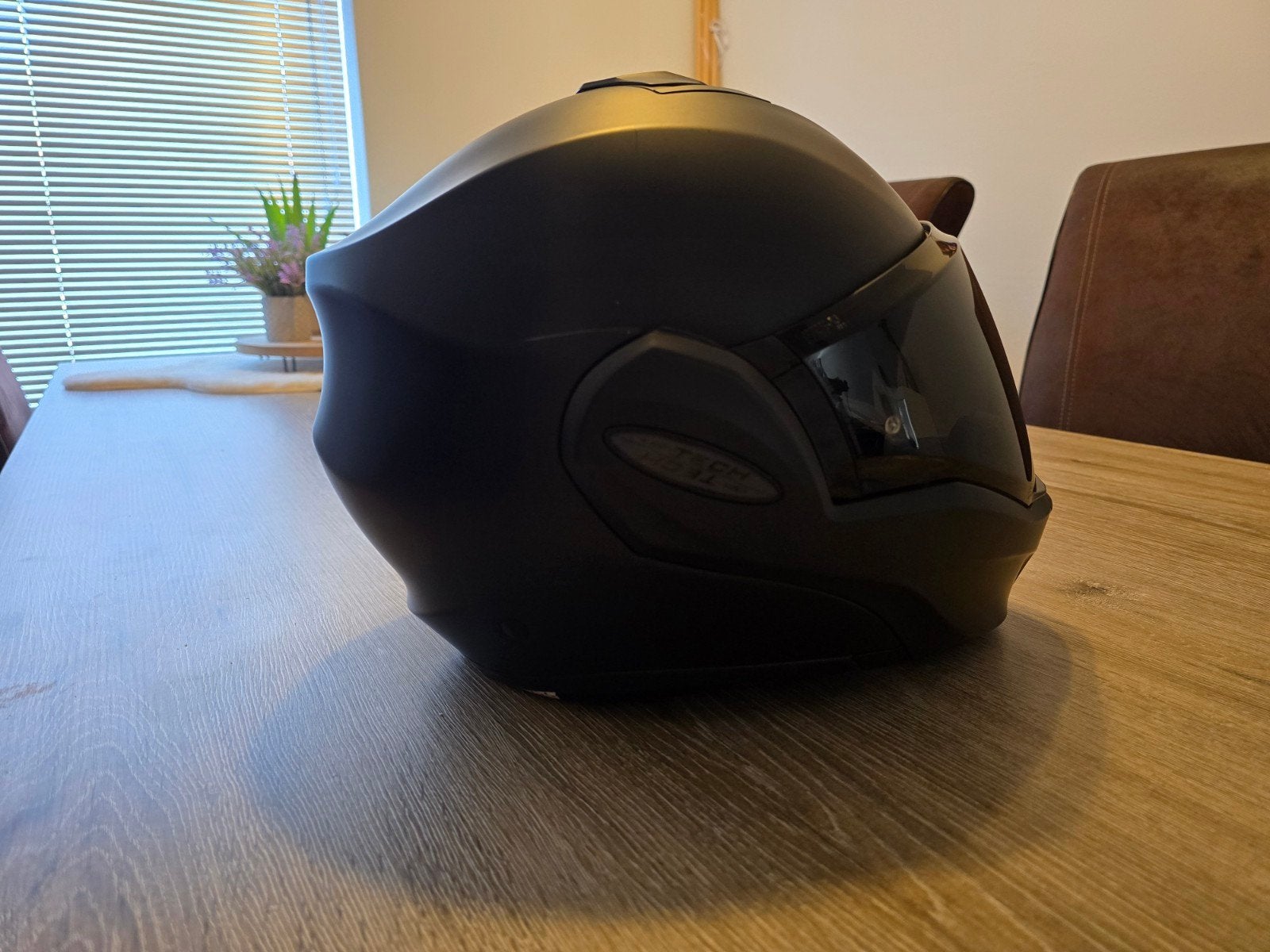 Scorpion EXO Systeemhelm Maat L - Mat Zwart, Motoren, Kleding | Motorhelmen, Ophalen of Verzenden