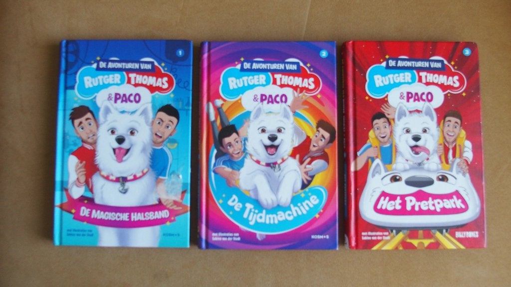 3x De avonturen van Rutger, Thomas & Paco, Ophalen of Verzenden, Zo goed als nieuw, Fictie algemeen