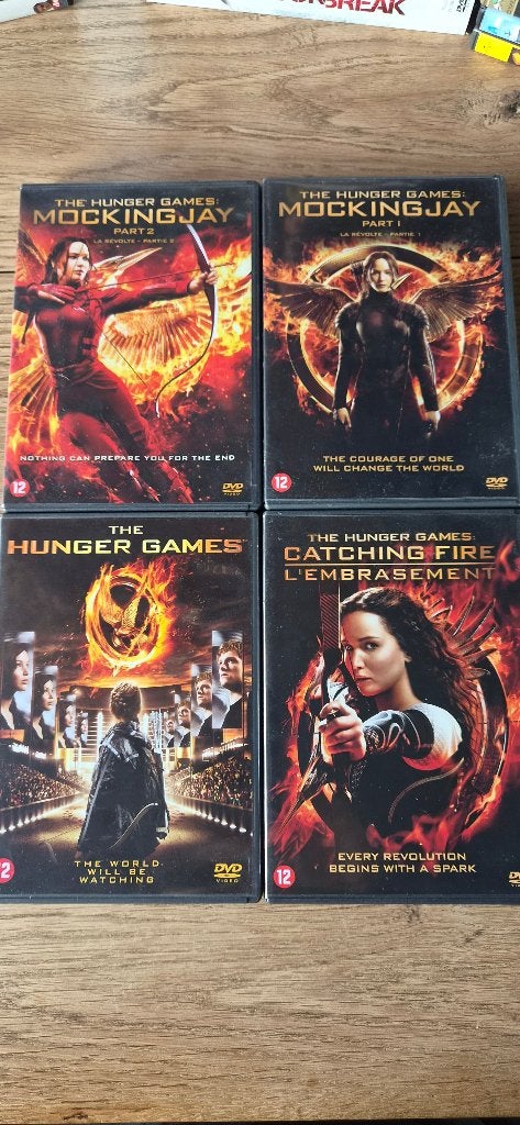 The Hunger Games volledige film collectie 4-DVD SET, Verzenden, Nederlands, Actie, Bonusmateriaal