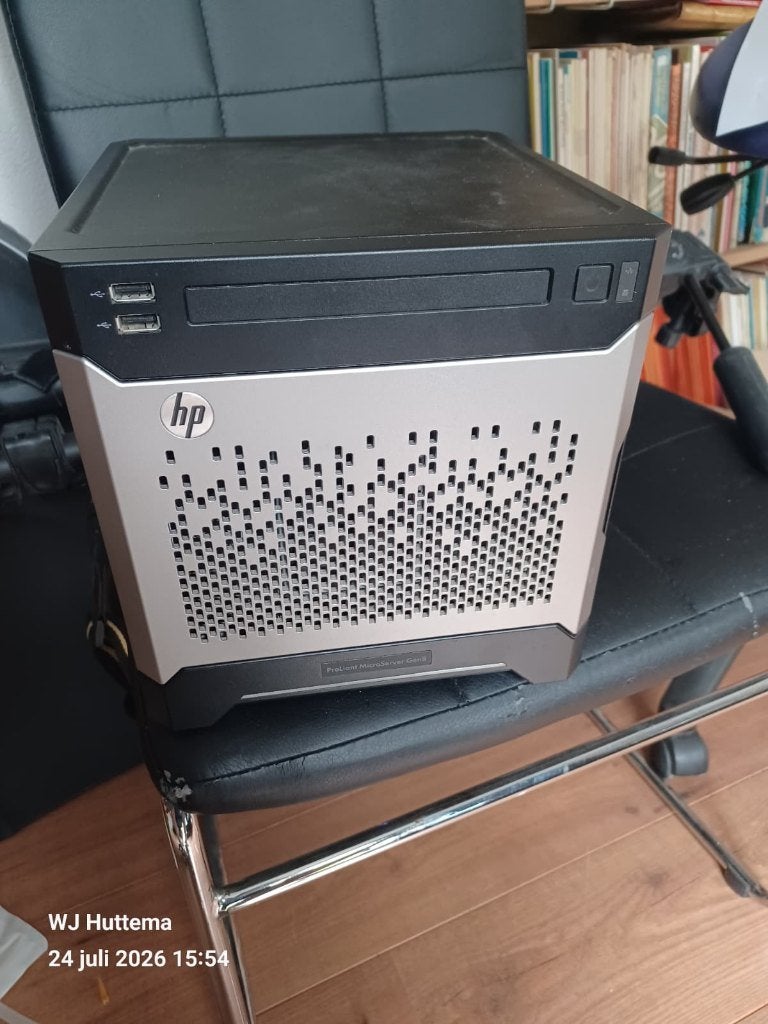HP Proliant  MicroServer Gen8, Computers en Software, Servers, Ophalen, Gebruikt, Geen schijven, Onbekend
