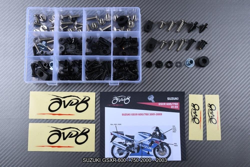 Kuip bouten set voor SUZUKI GSXR 600 750 2000 - 2003, Ophalen of Verzenden, Nieuw