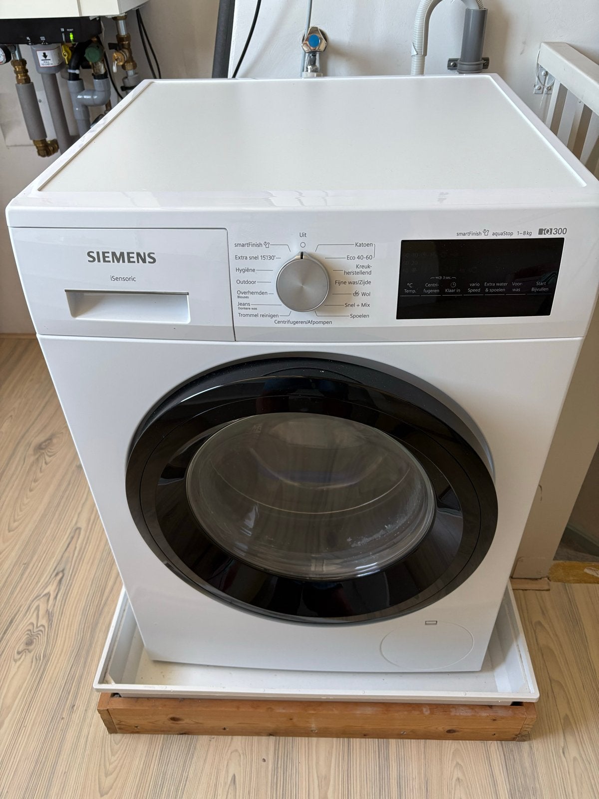 Siemens iSensoric Wasmachine WM14N209NL/01 - Zo goed als nie, Witgoed en Apparatuur, Ophalen, Zo goed als nieuw, 85 tot 90 cm