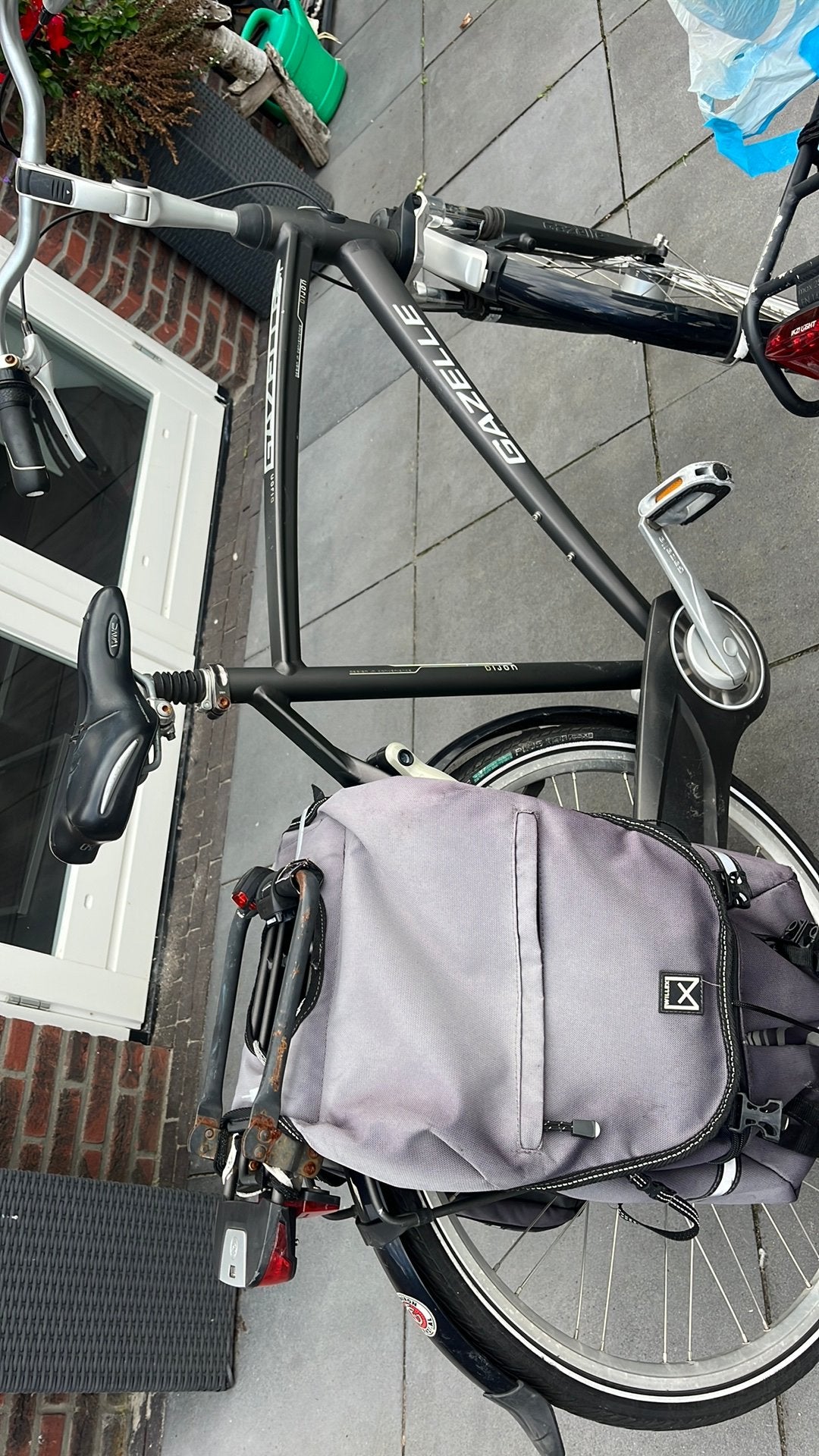 Gazelle fiets, Ophalen, Gebruikt