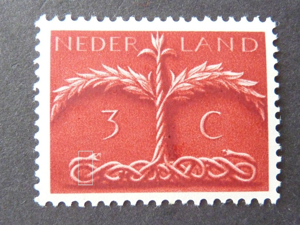 plaatfout 409 , ongebruikt., Verzenden, Na 1940, Postfris