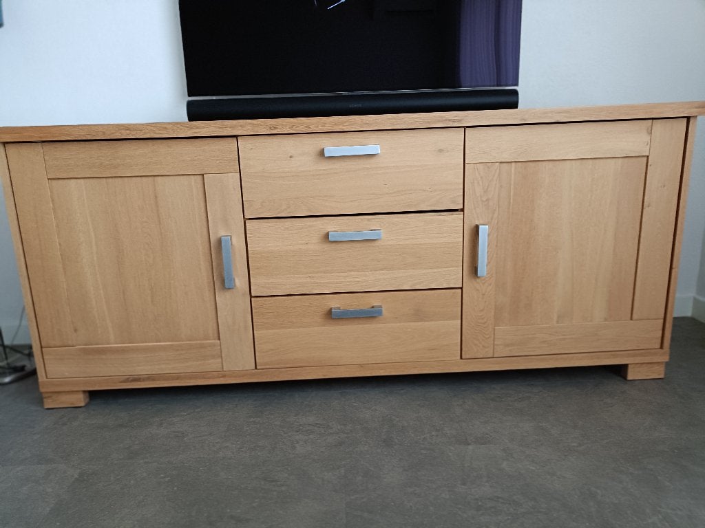 Dressoir, Ophalen, Met deur(en), Eikenhout, Zo goed als nieuw