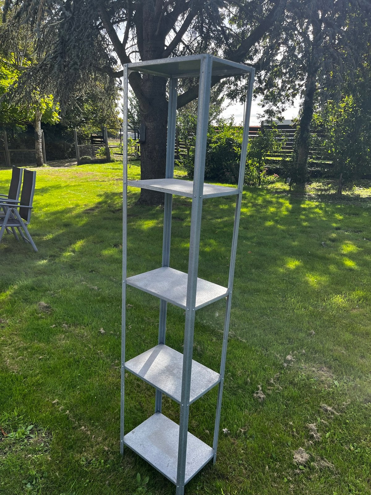 Metalen opbergrek met 5 planken, Huis en Inrichting, Ophalen, Gebruikt