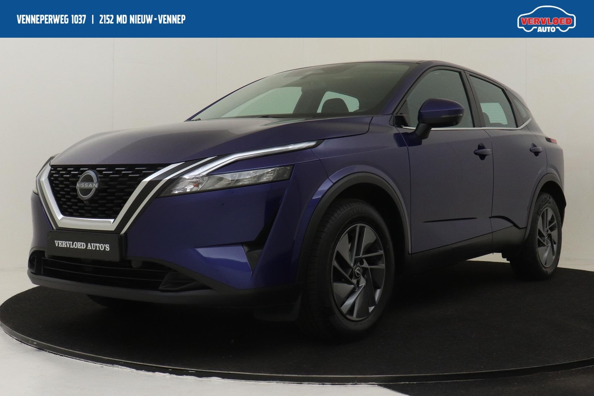 Nissan Qashqai 1.3 DIG-T/158PK (M-HYBRID) XTRONIC BUSINESS -, Auto's, Stof, Euro 6, Blauw, Bedrijf