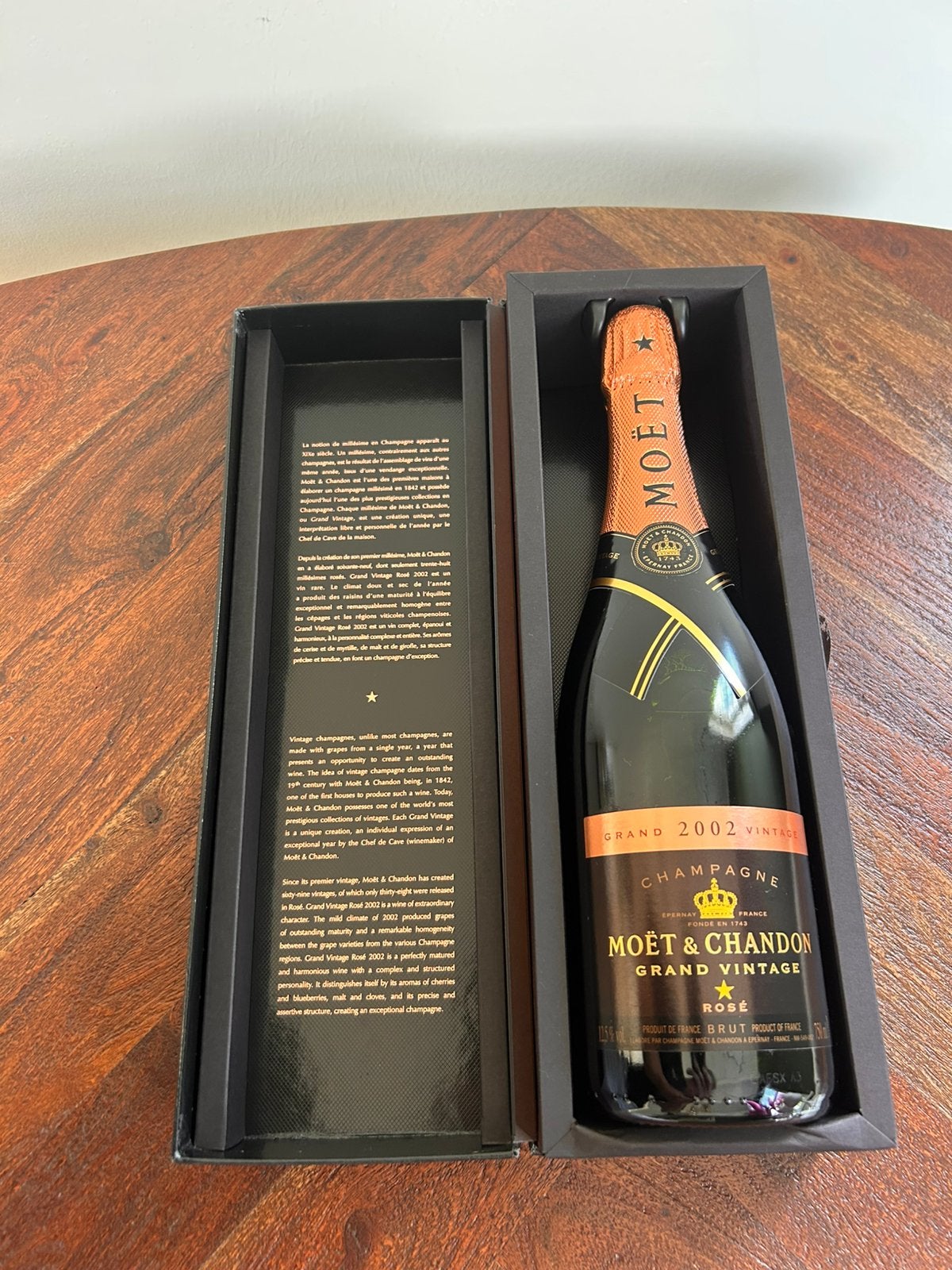 Moët & Chandon Grand Vintage Rosé 2002 | Originele Giftbox |, Frankrijk, Nieuw, Ophalen of Verzenden, Champagne